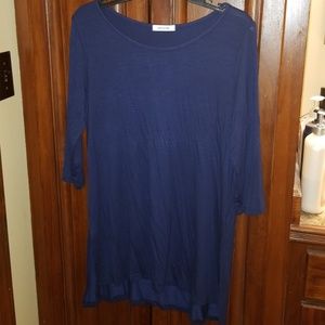 Navy Blue Tunic  "Boutique "